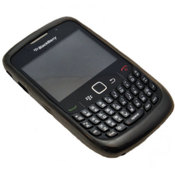FlexiShield Skin For The BlackBerry 8520 Curve - Black