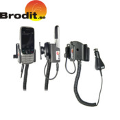 Charge and use your Nokia 6303 Classic safely in your vehicle with this Brodit active holder with tilt swivel.