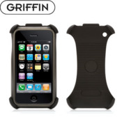 Unique wave-shaped closures define the elegant styling as well as the functionality of this hard-shell case for iPhone 3GS and iPhone 3G.