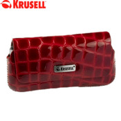 Krusell Croco Hector Leather Case - Medium - Red