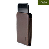 Knomo Sleeve For iPhone 3GS / 3G - Dark Brown