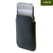 Knomo Pouch For iPhone 3GS / 3G - Black / Yellow