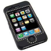 ToughGuard Shell For iPhone 3GS / 3G - Black Diamante