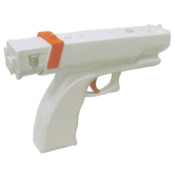 Get a real shooting feeling for the Nintendo Wii with the Nintendo Wii accelerator gun.