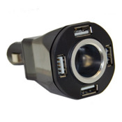 QuadPort Pro USB Cigarette Lighter Adapter