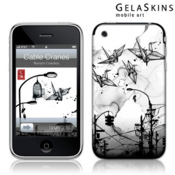 GelaSkins Protective Skin for iPhone 3GS / 3G - "Cable Cranes"