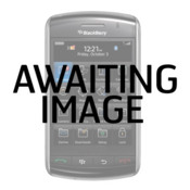 Genuine BlackBerry Storm2 Replacement Back Cover in black.