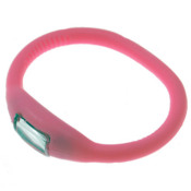 This ionic sports watch is made with environmental protected grade of silicone rubber.