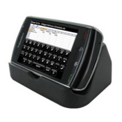 Desktop cradle for charging and synchronising your BlackBerry Storm2 plus an additional battery.
