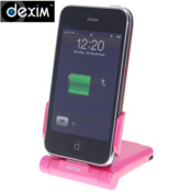 Dexim P-Flip Foldable Power Dock - iPhone 3GS / 3G And iPod Touch 2G- Pink