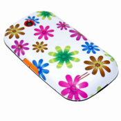 Samsung Genio Touch Back Cover - Bright Flowers