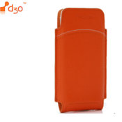 Tech21 d3o Leather Slip Case Black For iPhone 3GS / 3G - Orange