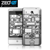 ZEOdigi Artske HTC Hero Skin - Technology - White