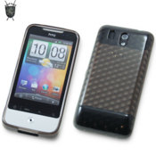 FlexiShield Skin For HTC Legend - Transparent Black