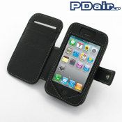 PDair Leather Book Case - Apple iPhone 4S / 4