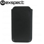 Exspect Luxury Leather Slip Case For iPhone 4S / 4 - Black