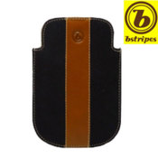 Bstripes Leather Case - LG Cookie Gig - Black / Tan