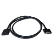 Dock Extender Cable for iPhone, iPad, and iPod - Black