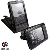 Tuff-Luv Tri-Axis Leather Kindle Keyboard Case & Stand