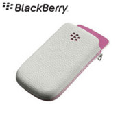 BlackBerry Torch 9800 Leather Pocket White/Pink ACC-32840-201
