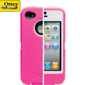 OtterBox For iPhone 4 Defender Series Hybrid - Pink/White