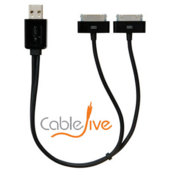 CableJive duaLink Sync Splitter Cable for iPhone + iPod