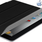 Apple Leather Smart Cover for iPad 2 - Black