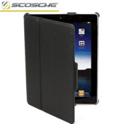 Scosche folio P2 folIO Case for iPad 2 - Black Carbon