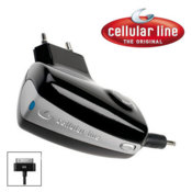 Cellular Line Retractable EU Mains Travel Adaptor - iPhone / iPod