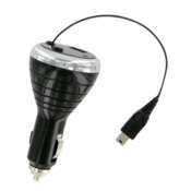 Kit Retractable In Car Charger - Micro USB