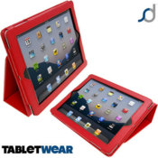SD TabletWear Stand and Type iPad 2 Case - Red