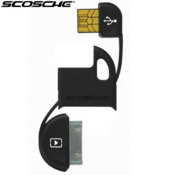 Scosche flipSYNC Keychain Charge and Sync cable for iPhone and iPod