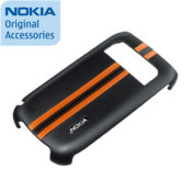 Nokia Hard Cover CC-3012 for Nokia E6 - Orange/Black