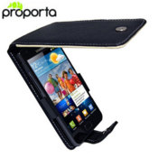 Proporta Samsung Galaxy S2 Alu-Leather Case - Black