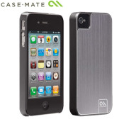 Case-Mate Barely There For iPhone 4S / 4 - Brushed Aluminium