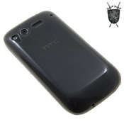 Advanced FlexiShield For The HTC Desire S - Transparent Black