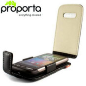 Proporta Alu-Leather Case For HTC Desire S - Black