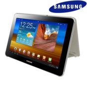 Samsung Galaxy Tab 10.1 Leather Book Case - Ivory