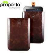 Proporta Leather Style Pouch for Samsung Galaxy Tab - Brown