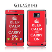 GelaSkins Protective Skin for Samsung Galaxy S2 - Keep Calm