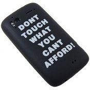 Silicone Case for HTC Sensation / Sensation XE - Don't Touch