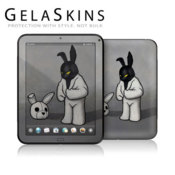 Gelaskins HP TouchPad Skin - Black in White