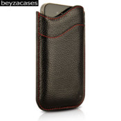Beyzacases ID Slim Leather Case for iPhone 4S/4 - Black
