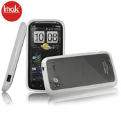 Imak Hard & Soft Case for HTC Sensation XE/Sensation - White/Clear