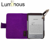 Luminous Case with Light for Amazon Kindle - Black / Purple