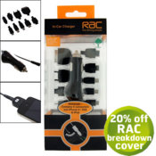 RAC Universal Car Charger Pack