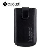Bugatti SlimCase Leather Case - Large - Black
