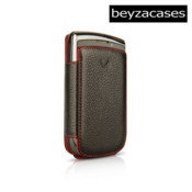 Beyza Leather Pocket Case for BlackBerry Bold 9800 - Black