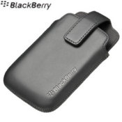 BlackBerry Curve 9380 Leather Swivel Holster - ACC-42448-201 - Black
