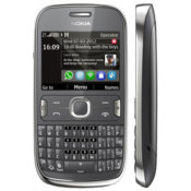 Sim Free Nokia Asha 302 - Dark Grey